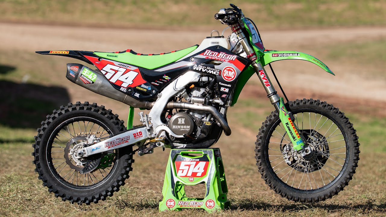 Заводской мотоцикл KAWASAKI KX 450 | Rider's Rocket со Стюардом Бэйлором-младшим 🇺🇸