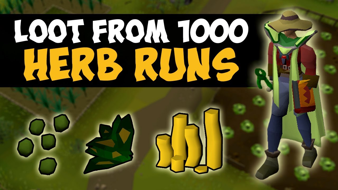 Loot From 1000 Herb Runs