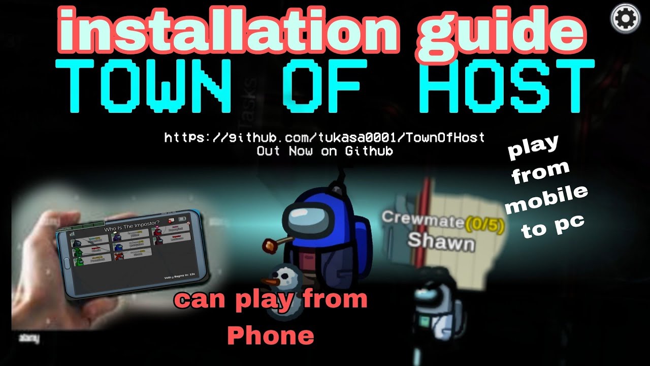 How to install Among us Town of host || play among us the other roles on android or IOS #amongus