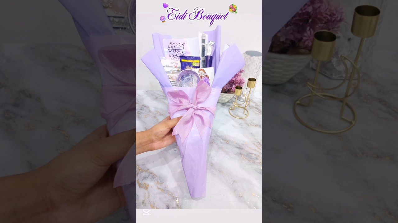 DIY gift/craft ideas for Eid🌙✨🌷| Eidi bouquet | #shorts​#diy​#gifts​#eid​#eidi​#ytshorts​#trending​