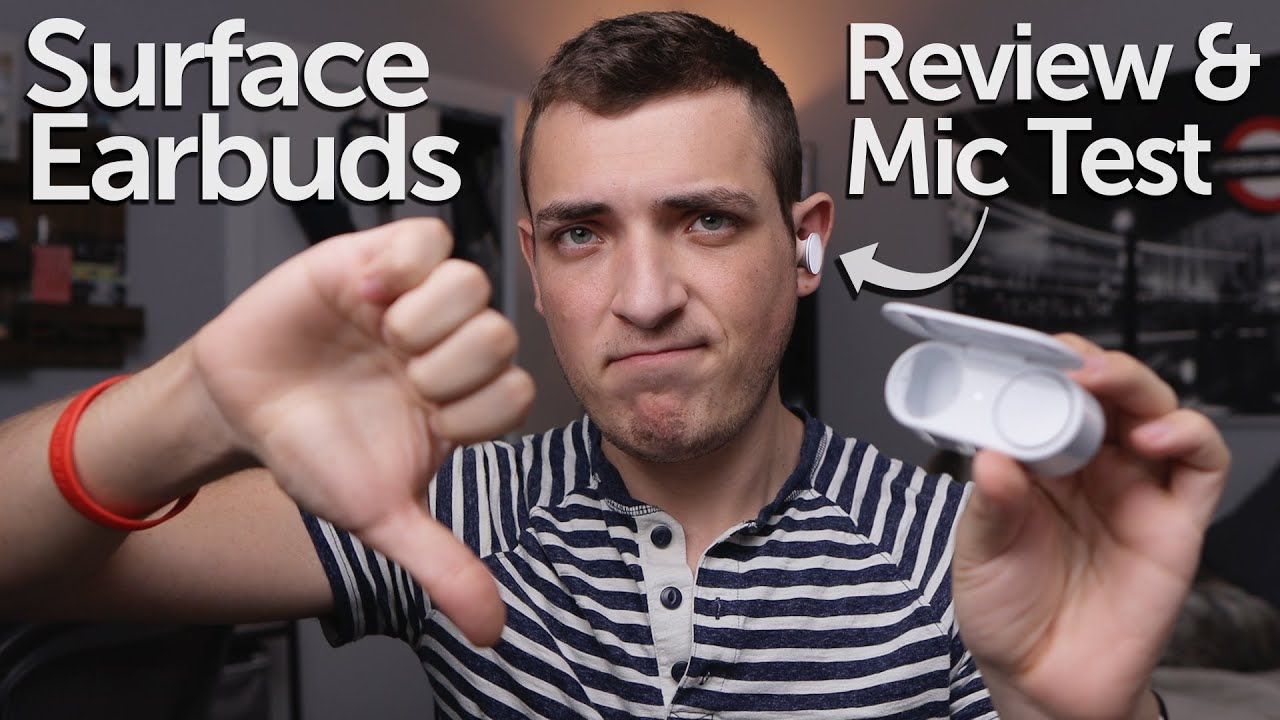 Худшие наушники? Обзор Surface Earbuds! (с сравнительным тестированием микрофона)