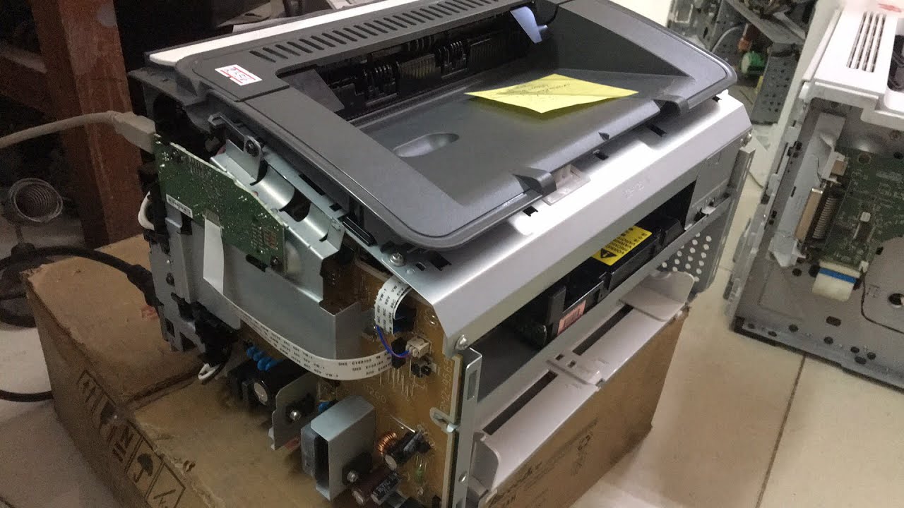 HP Laser Jet Pro M12a not feed paper repair part 02