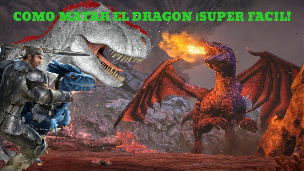 COMO MATAR EL DRAGON EN ARK THE ISLAND ¡SUPER FACIL!