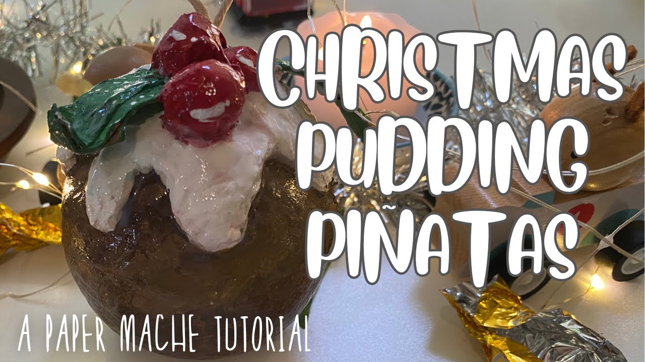 Fun: How to Make a Christmas Pudding Piñata (and Smash It!) 🌙 Craft Tutorial