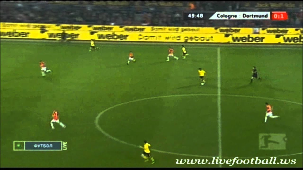 Pedro Geromel (1. FC Köln) vs Dortmund