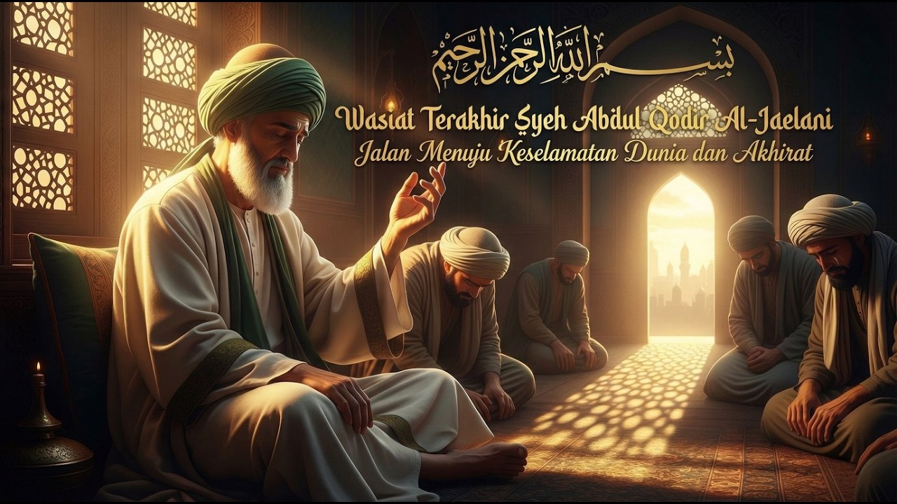 Wasiat Terakhir Syeh Abdul Qodir Al-Jaelani — Jalan Menuju Keselamatan Dunia dan Akhirat