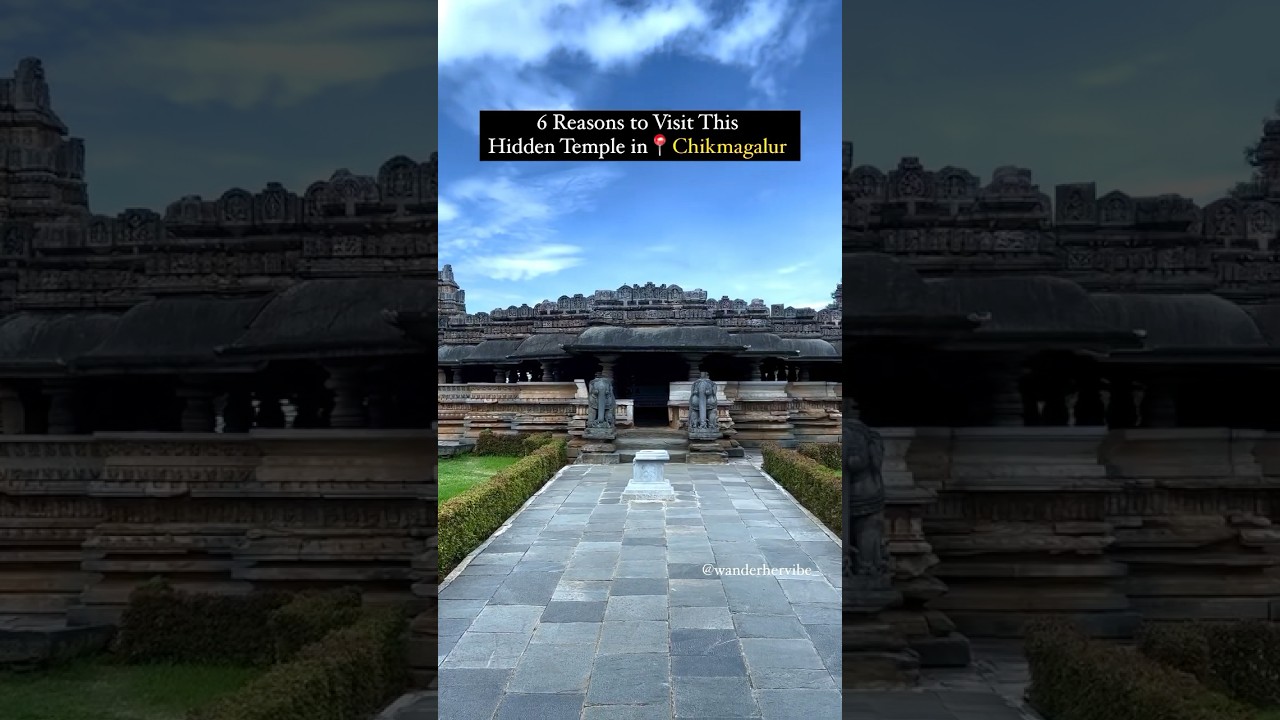 Hidden Temple in Chikmagalur, Karnataka 🙏❤️ #templesofindia #chikmagalur #shorts #ytshorts #travel
