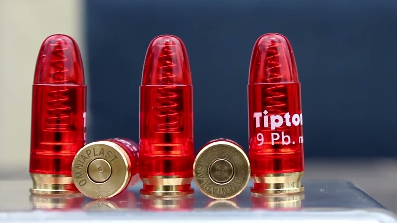 Tipton 9mm Luger Pistol Snap Caps Design for Dry-Firing