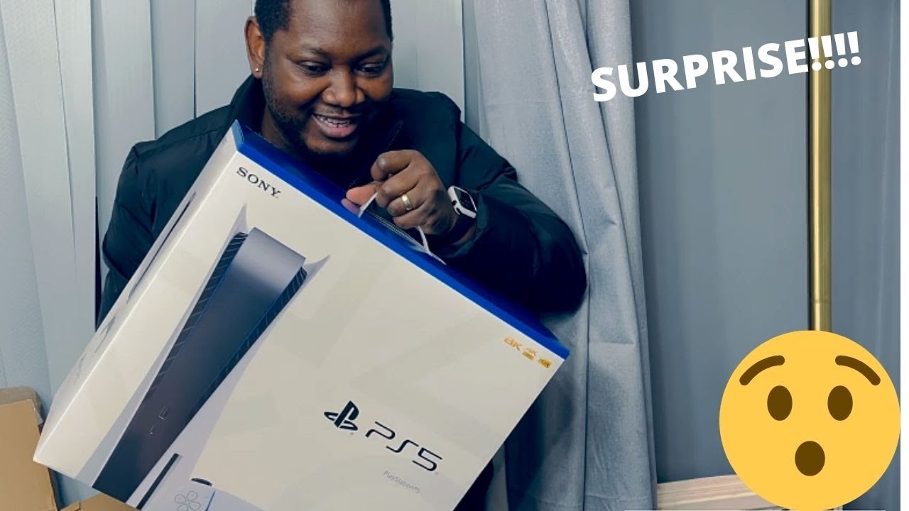 SURPRISING MY HUSBAND WITH PS5! EARLY BIRTHDAY PRESENT!!!