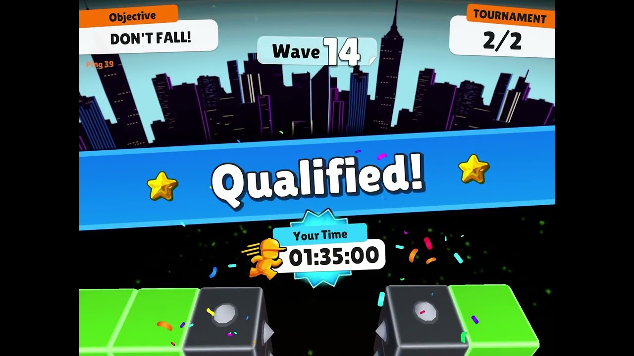 Stumble guys I won the match