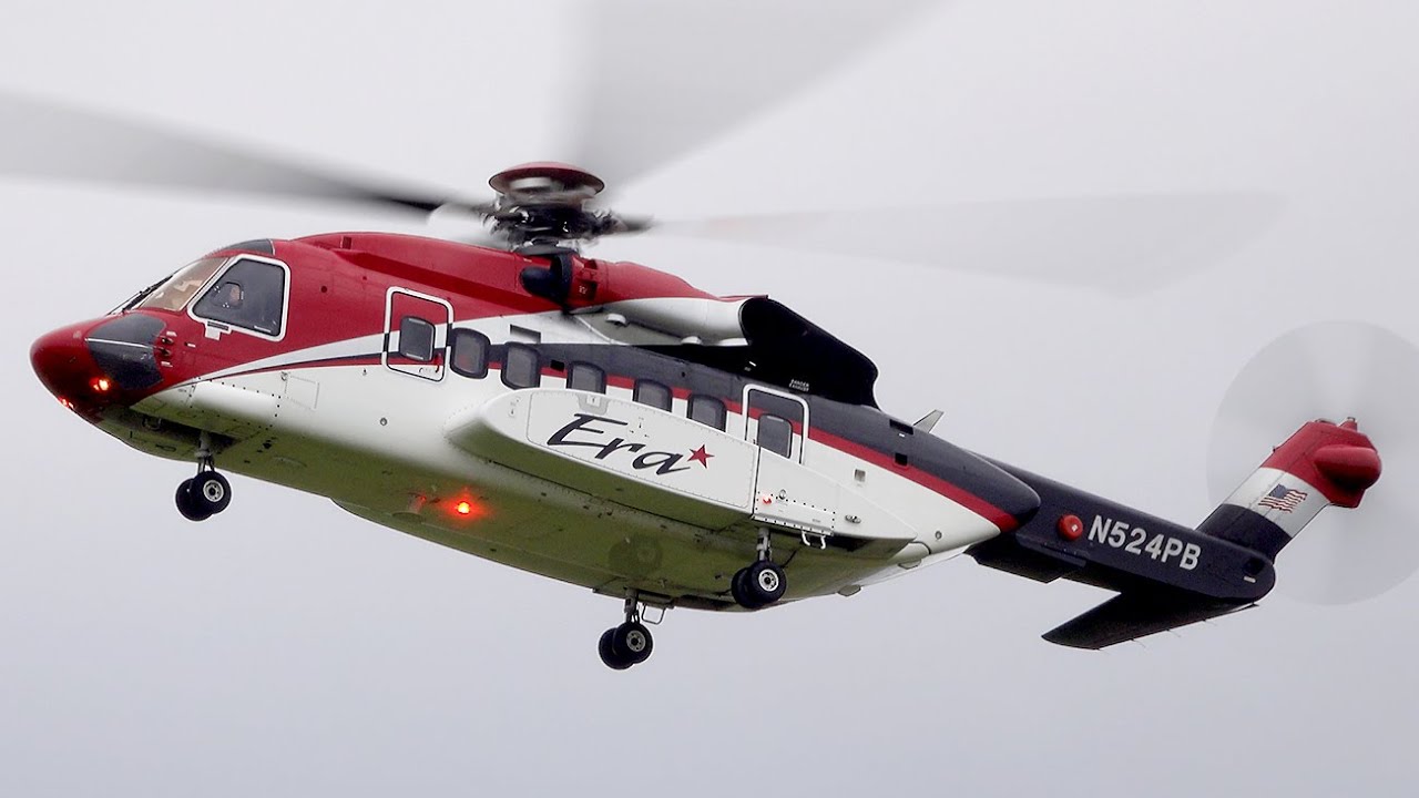 Busy afternoon helicopters action: AW-139, S-92, S-76,AW-189, and more Houma Airport