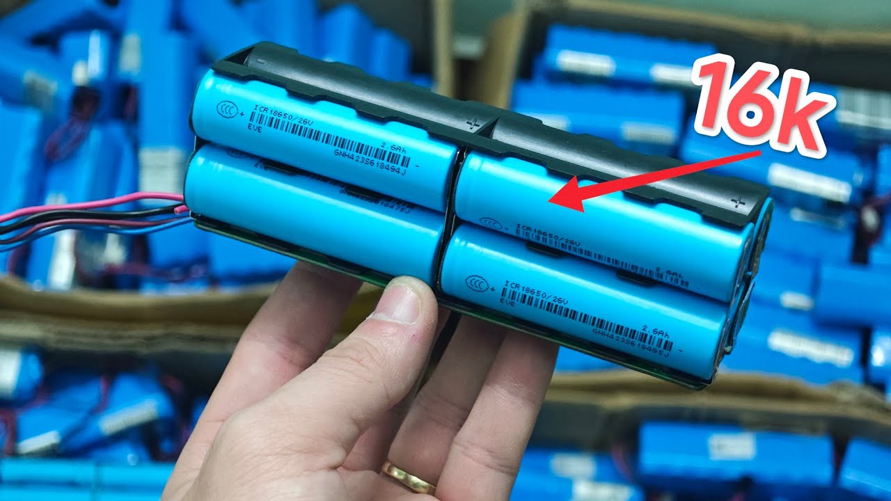 Pin 16k mà đo nội trở xong… đứng hình luôn! - EVE 26V 