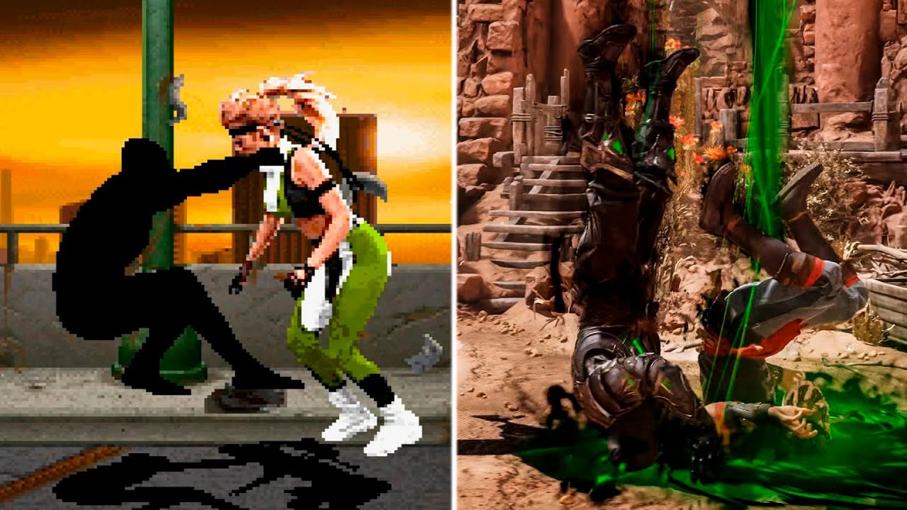 Evolution of Noob Saibot's Teleport Slam (1995-2026)