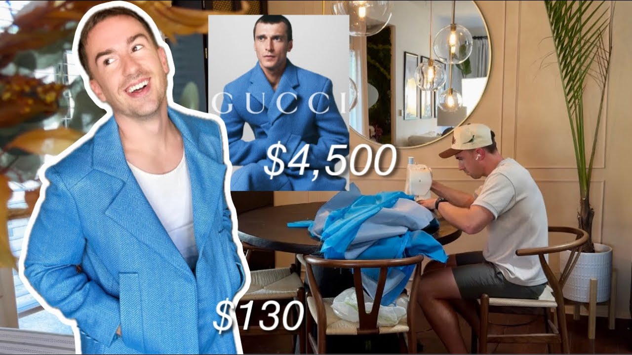 Making a Gucci Coat for UNDER $150 in ONE DAY!