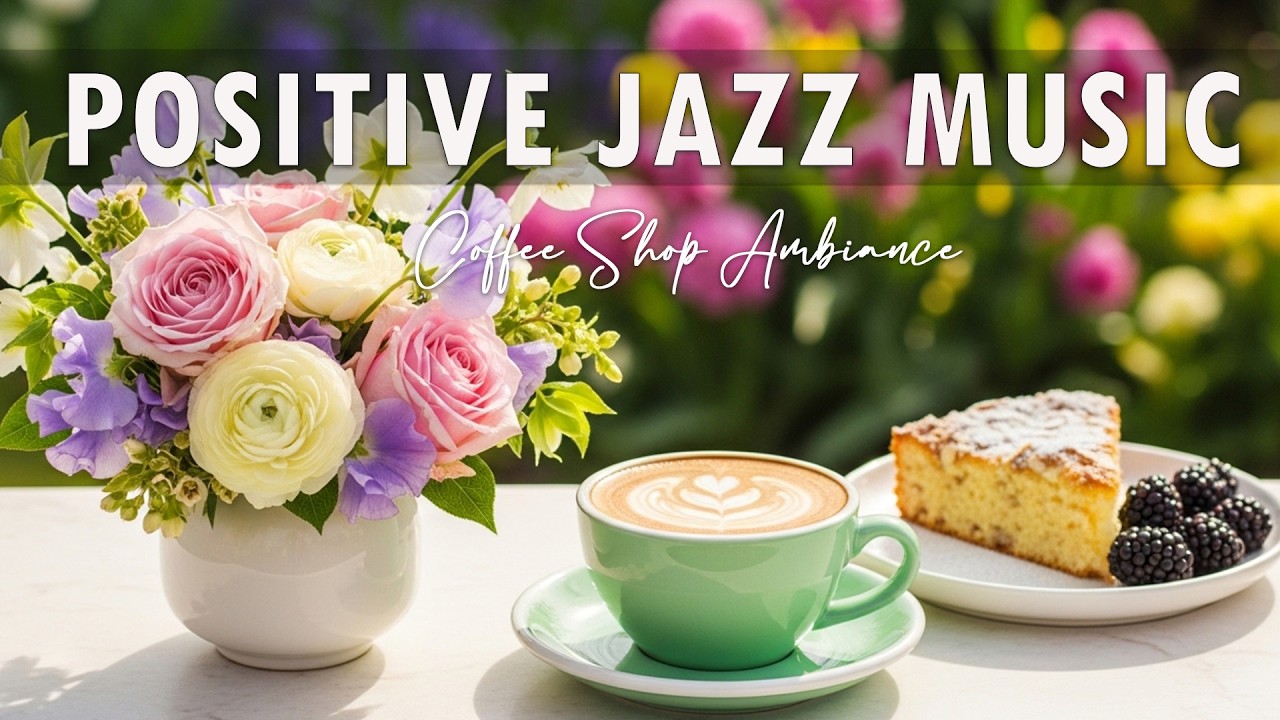 Positive Jazz Music ☕ Coffee Shop Ambiance - Bossa Nova Instrumental & Jazz Music for Positive Vibes