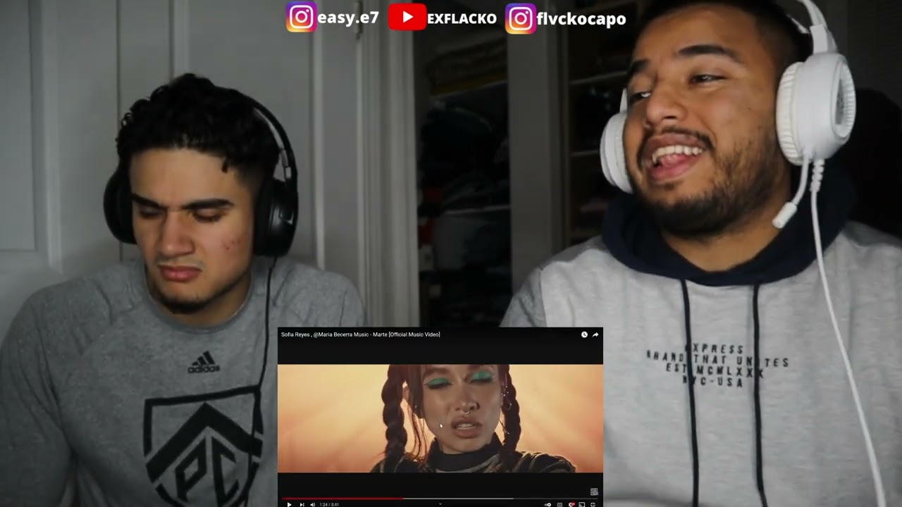 Sofia Reyes , @Maria Becerra Music - Marte [Official Music Video] | REACTION