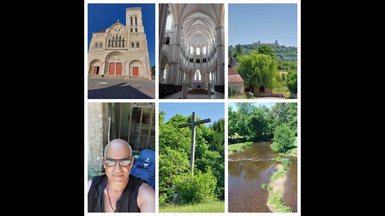 Voie de Vezelay Juin 2023 Vezelay Benevent l'Abbaye