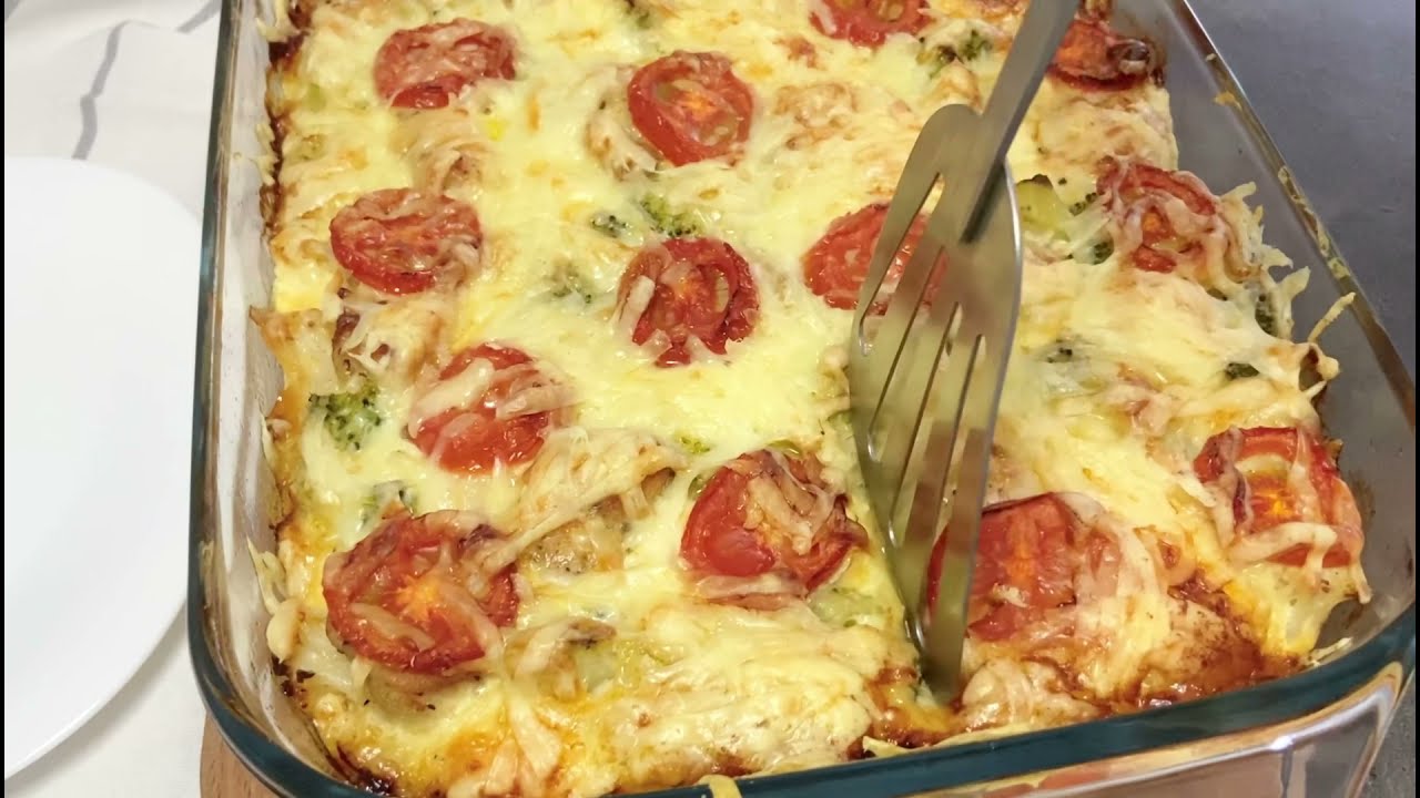 Полезный рецепт цветной капусты с курицей (запеченной). Вы не cможете перестать есть!