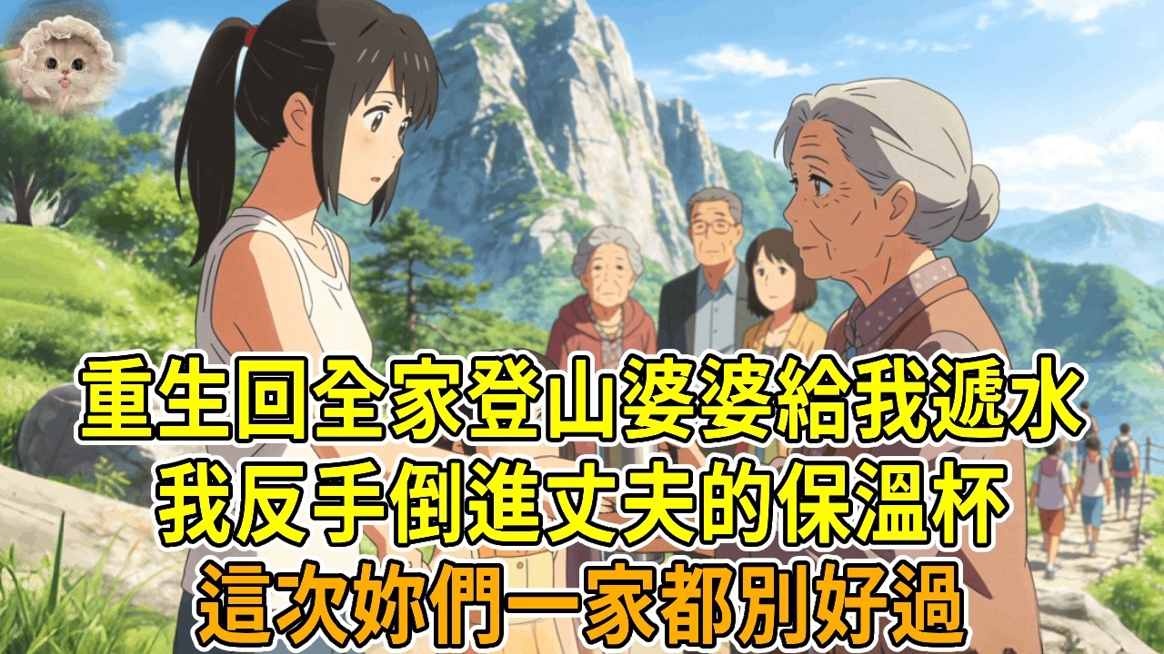 上一世，全家爬山時我突感頭暈，失足滾落山崖，醒來女兒沒了蹤影。我僥幸生還，丈夫惡語相向：&ldquo;憑什麼妳還活著！&rdquo;我抑郁而亡。再睜眼，我重回到登山當天，婆婆笑咪咪和我說：&ldquo;快把糖水喝了，還要爬一整天山呢&rdquo;