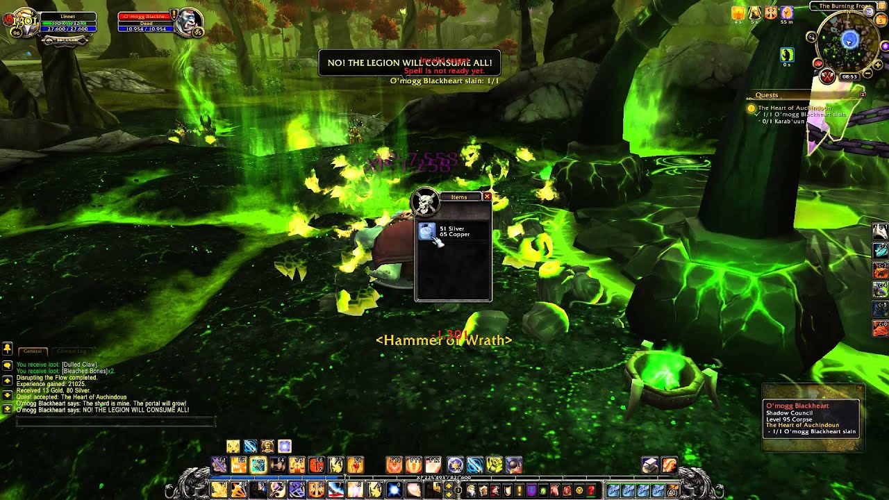 The Heart of Auchindoun Quest Playthrough - Talador