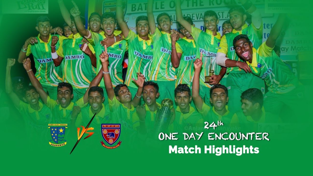Highlights – Maliyadeva College vs St. Anne’s College | Battle of the Rocks – 24th One Day Encounter