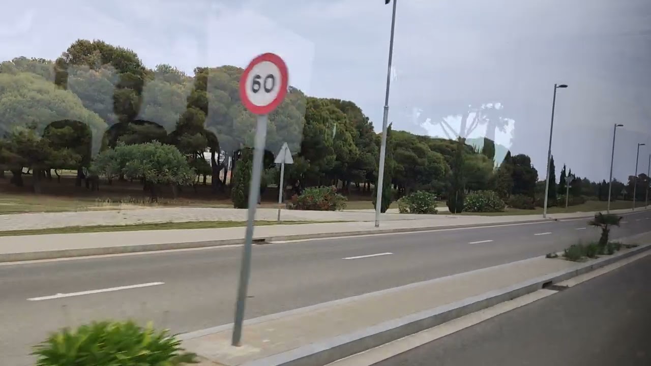 A bus ride from Reus Airport to La Pineda by local bus €2.40 euros  -15 minutes