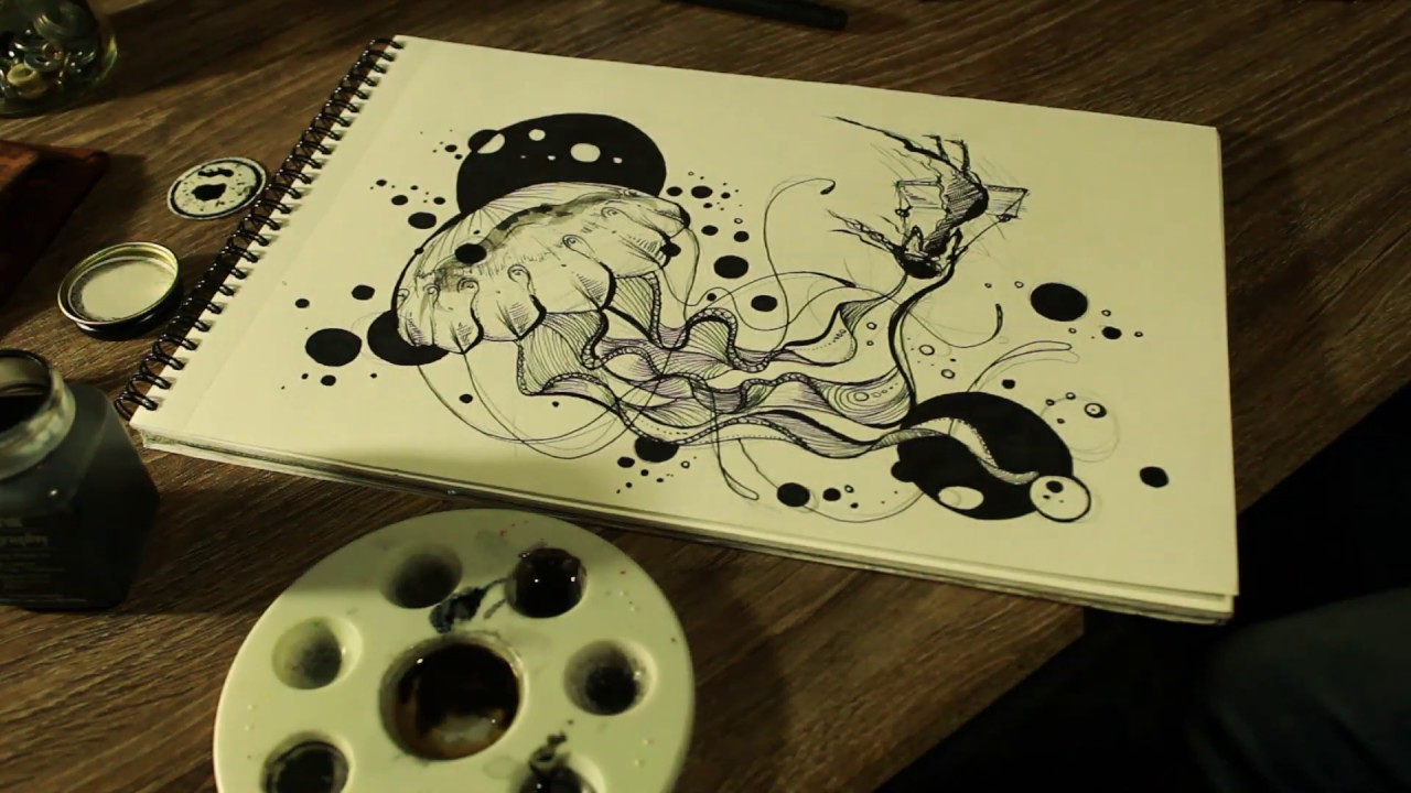 Inktober Swing ilustraction