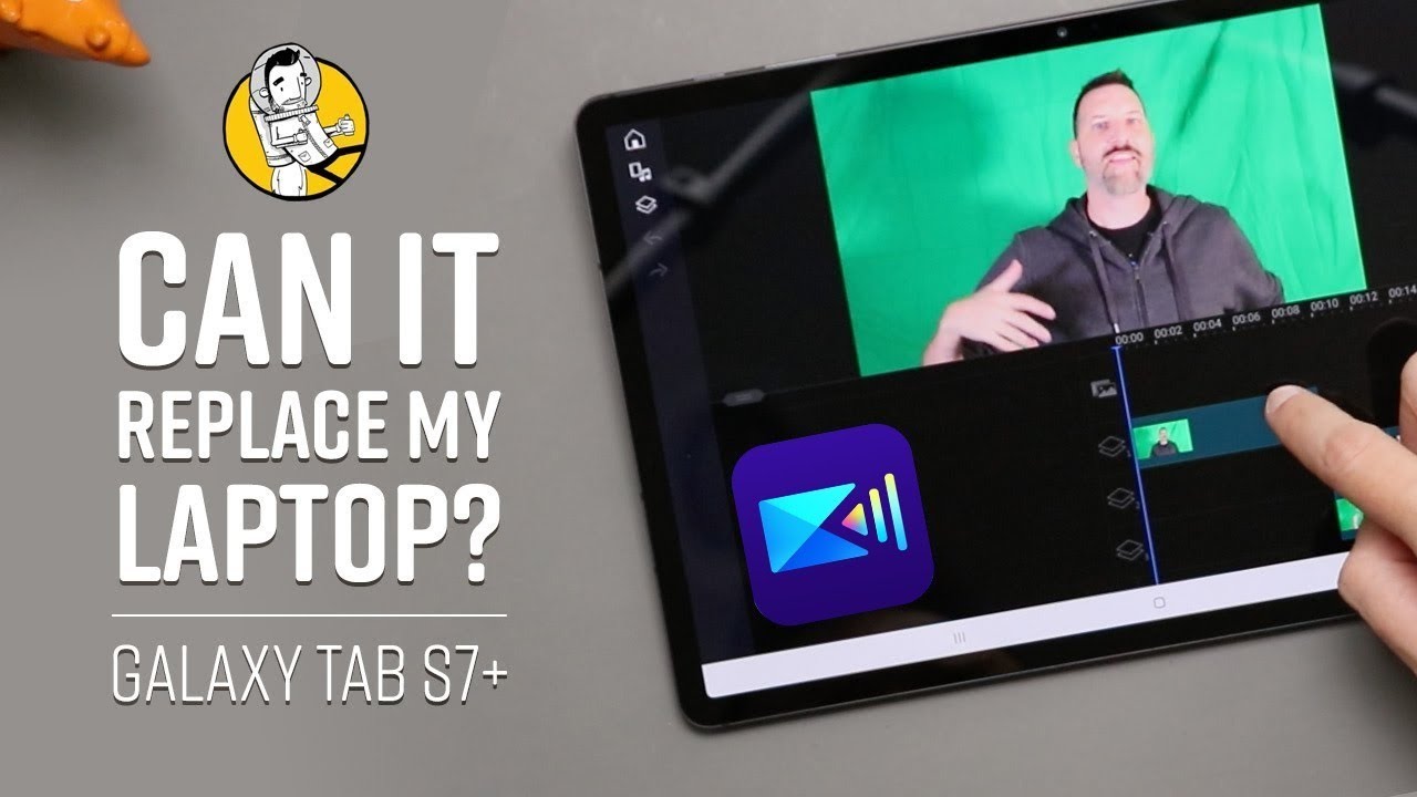 Video Editing on the Galaxy Tab S7+ with PowerDirector