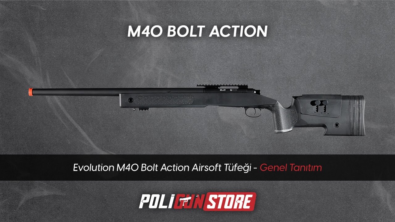 Evolution M40 Bolt Action Airsoft Tüfeği İncelemesi | Poligun Store