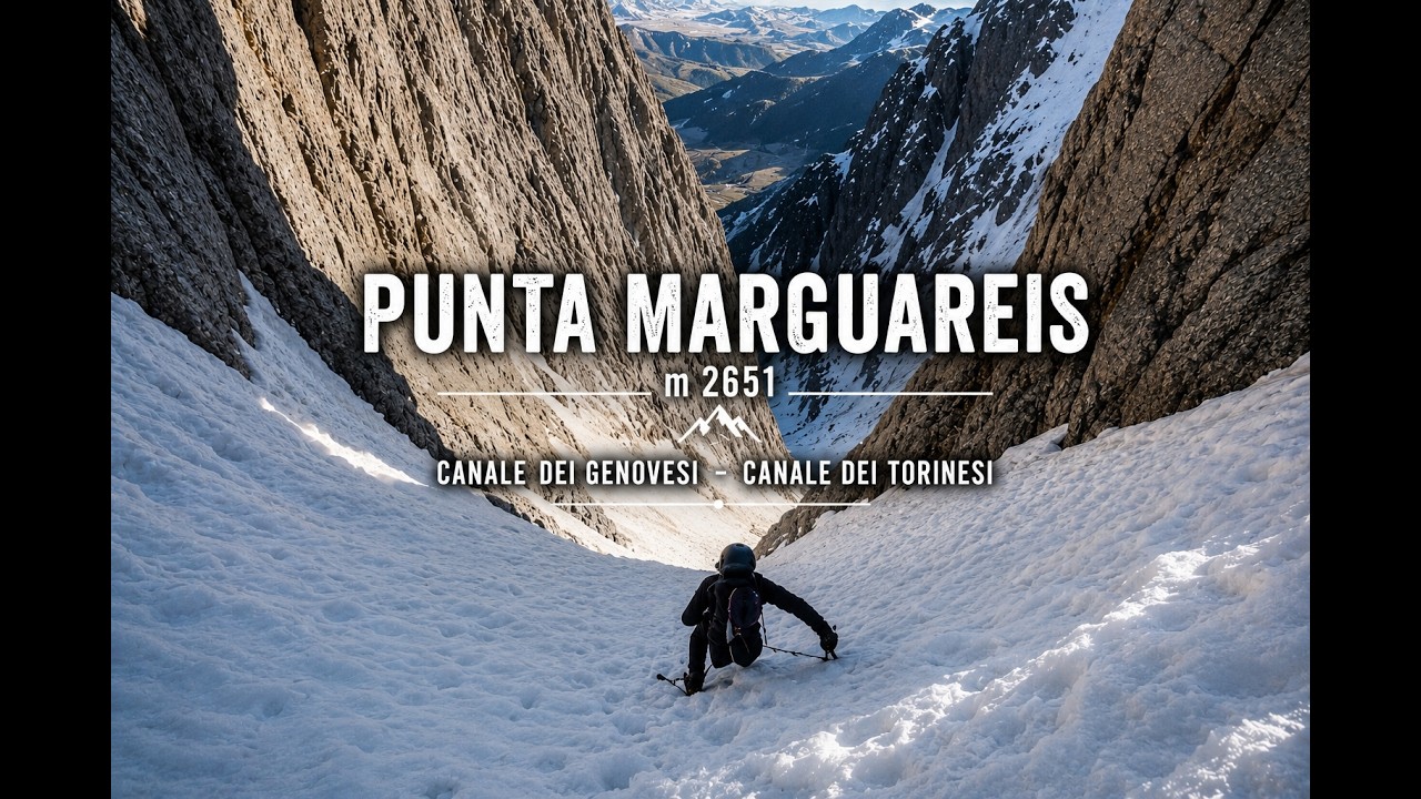 DANIELE CUCCOTTI - Punta Marguareis m 2651 - Canale dei Genovesi -Canale dei Torinesi