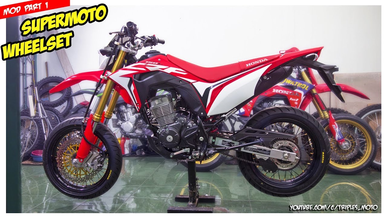 Modif CRF150L Part 1 - Wheelset Supermoto
