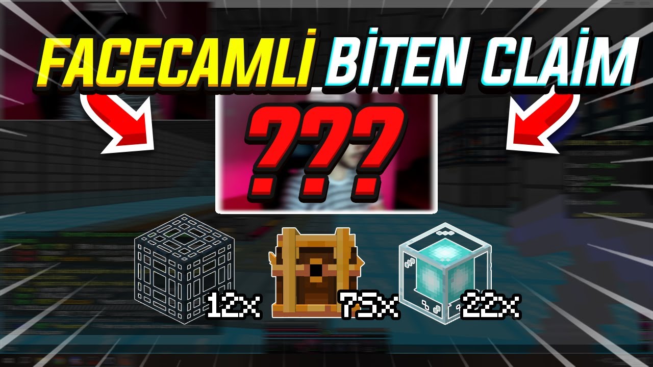 FACECAMLİ BİTEN CLAİM VİDEOSU!? NELER NELER ÇIKTI!? - Craftrise Survival Ametist