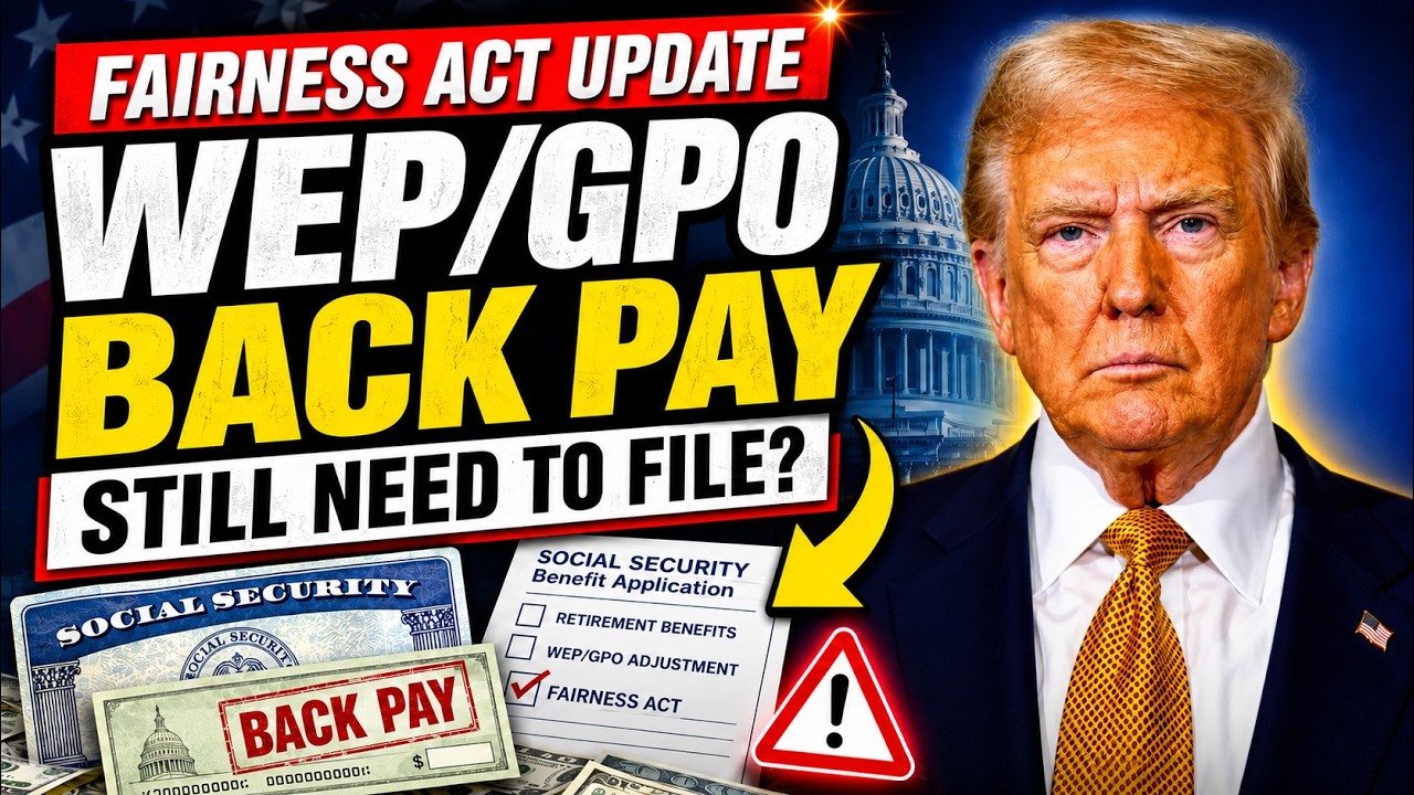 HUGE UPDATE: Social Security Fairness Act Back Pay &mdash; Some Retirees May Still Need to File!