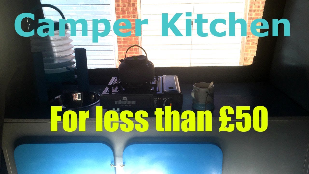 How to build a campervan sink & hob for £45