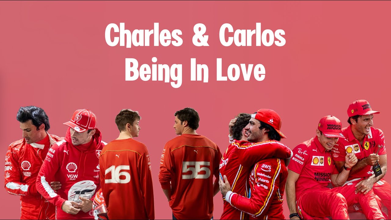 Carlos Sainz & Charles Leclerc being in love for 6 minutes and 10 seconds