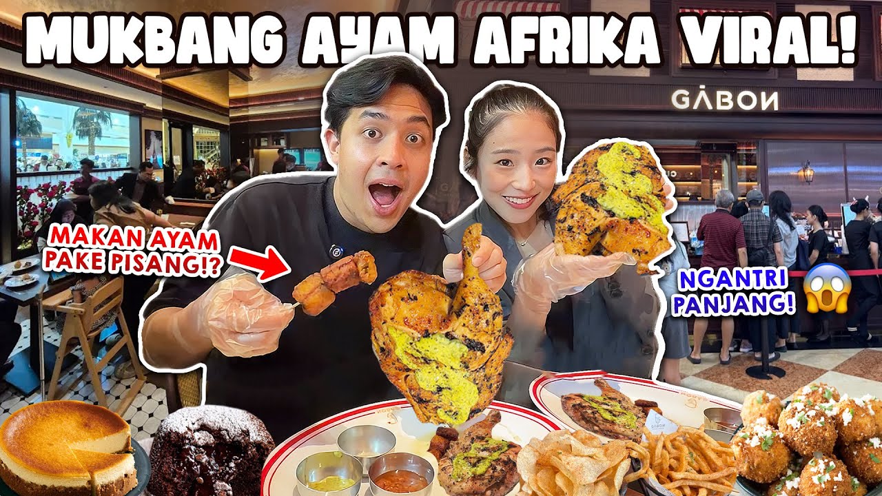 MUKBANG AYAM AFRIKA VIRAL BARENG HARUKA!! NGANTRI BANGET, SEENAK APA!?