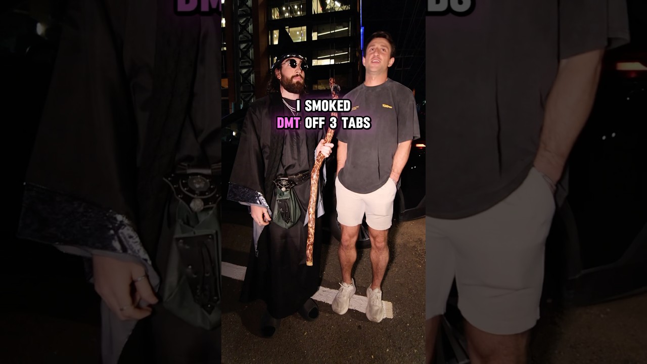 He smoked DMT off 3 tabs!
