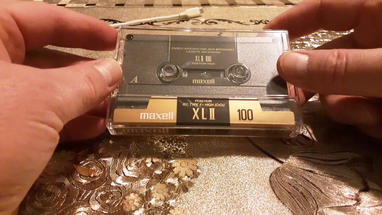 Unsealing Maxell XL II 100 Made in Japan.