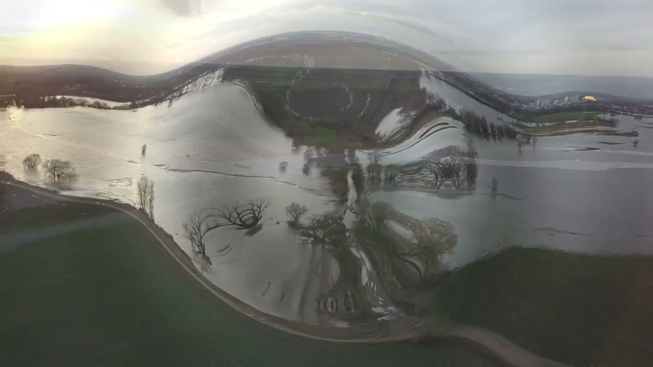 Hochwasser   Gerwisch bei Magdeburg