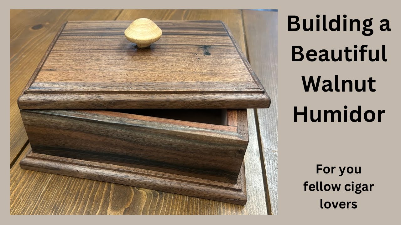 Building a Beautiful Black Walnut Humidor