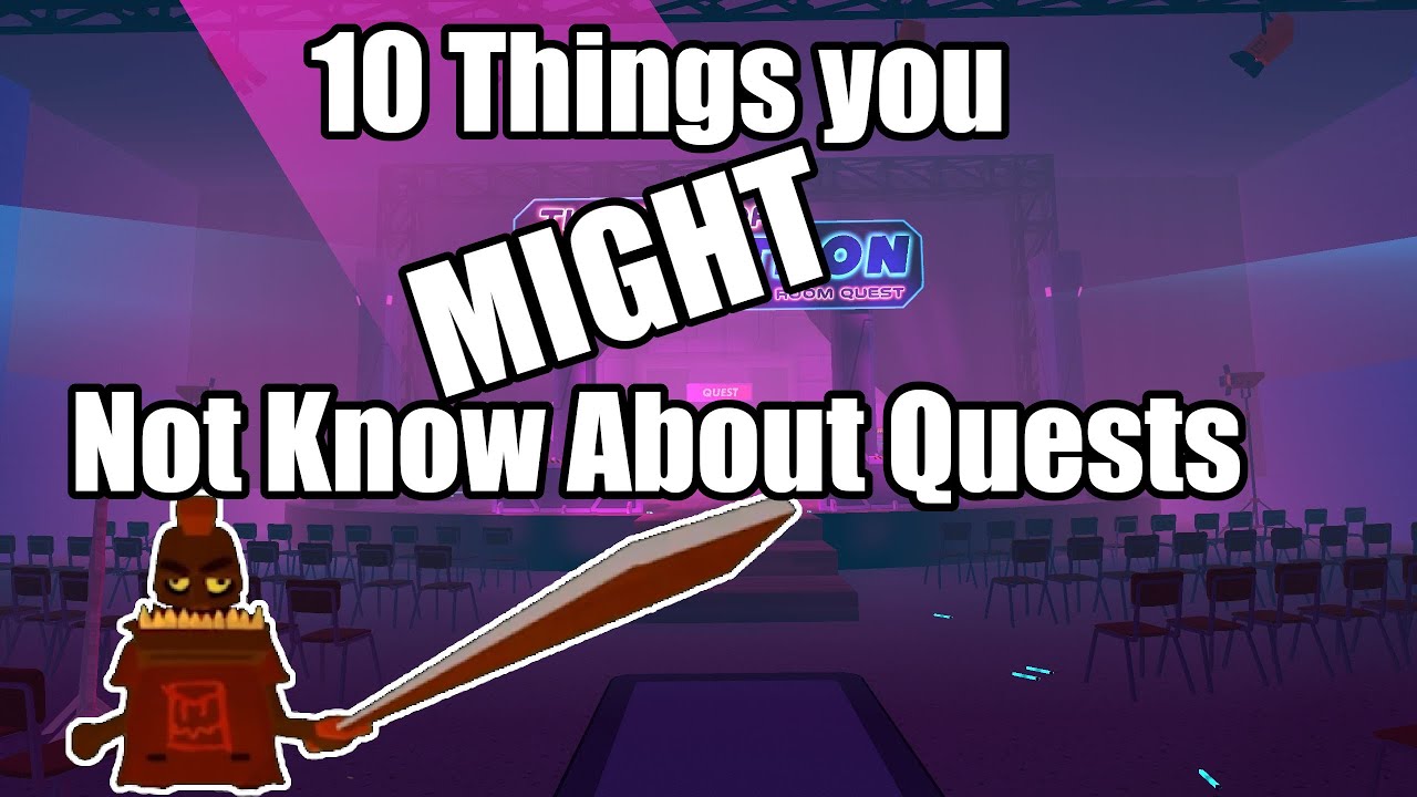 10 Things You MIGHT Not Know About Quests In Rec Room