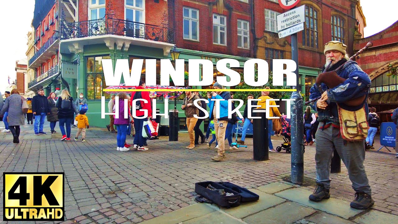 [4K] Windsor High Street walking tour | England United Kingdom