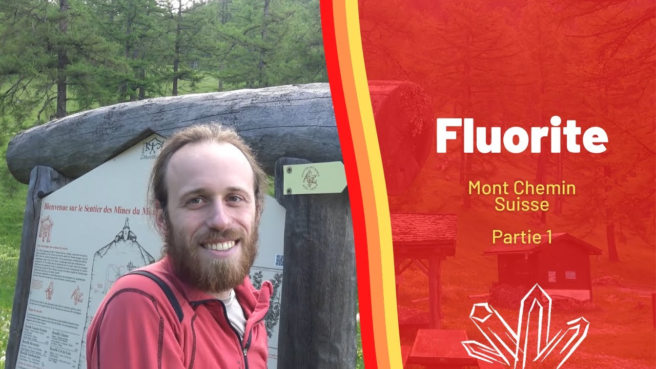 La fluorite du Mt Chemin, Valais, Suisse - part 1/2 - Minéraux & prospection #6