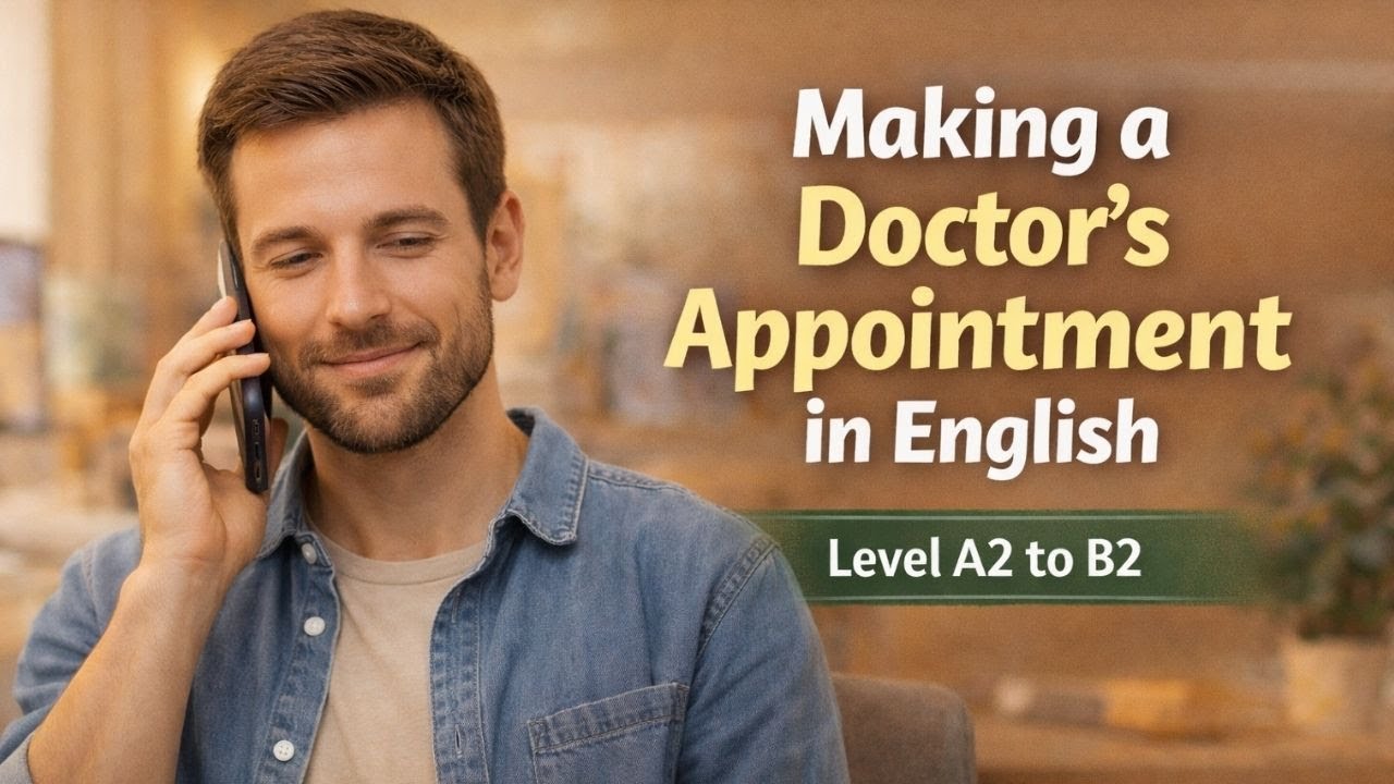 Make a Doctor’s Appointment in English | Real-Life Listening Practice (A2–B2)