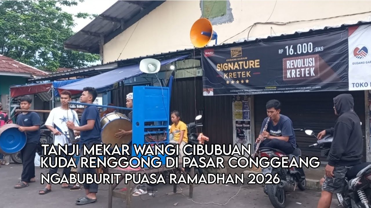 KUDA RENGGONG NGABUBURIT PUASA RAMADHAN 2026 DI PASAR CONGGEANG