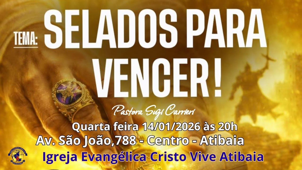 SELADOS PARA VENCER! PREGAMOS O ÚNICO EVANGELHO DA GRAÇA DE DEUS!