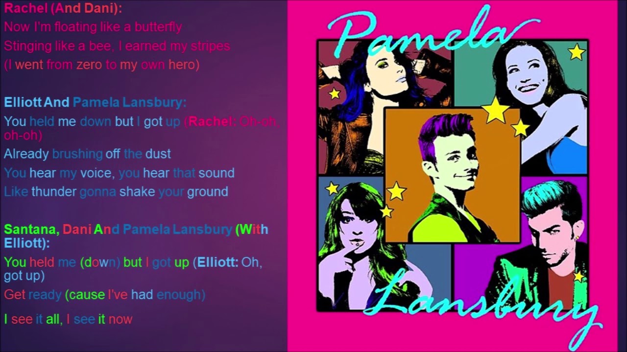Roar Glee Lyrics