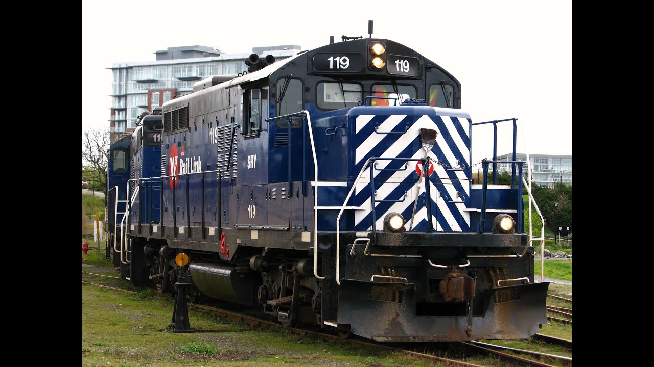 RARE CATCH!Last SRY Railink Double Header To Victoria BC Roundhouse