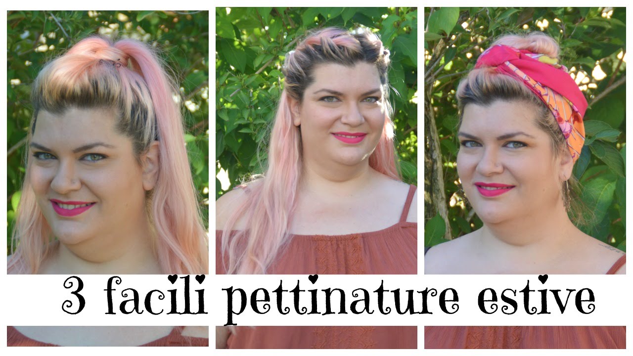 3 facili pettinature estive per capelli lunghi (coda alta, twist, turbante)