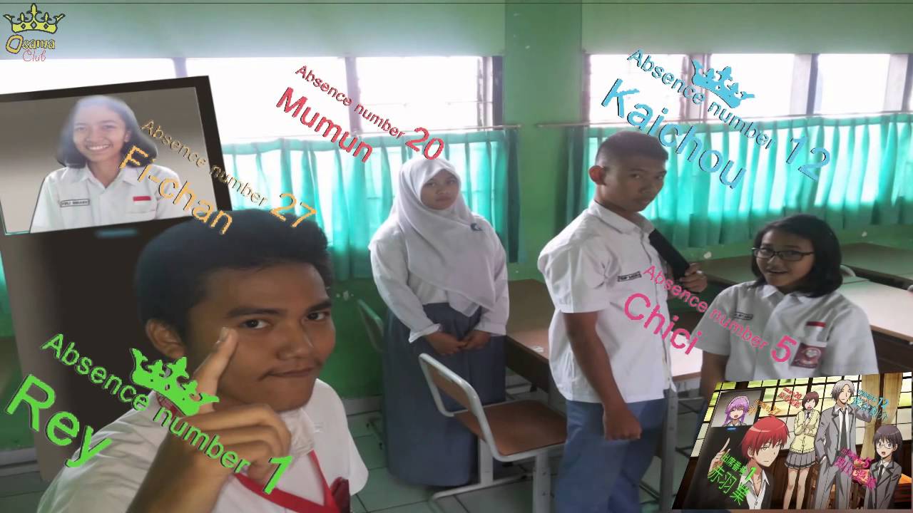 ASSASSINATION CLASSROOM OPENING 1 - PARODY INDONESIA
